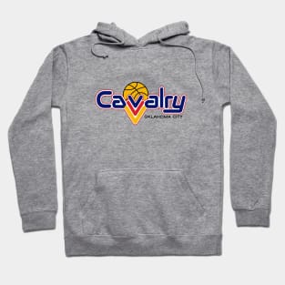 Vintage Oklahoma Calvary CBA Basketball 1990 Hoodie